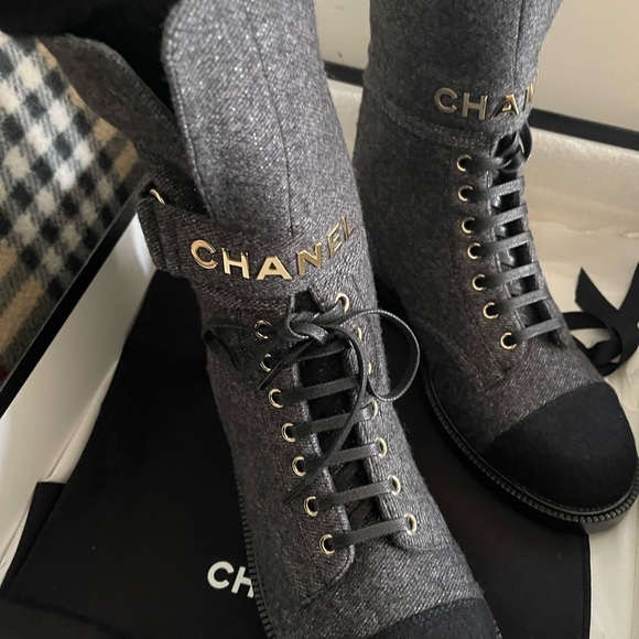 Chanel Bootcamp Boots 37.5 - Picture 6 of 13
